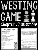 The Westing Game by Ellen Raskin Chapter 27 reading compre
