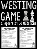 The Westing Game by Ellen Raskin Chapter 29-30 Reading Com