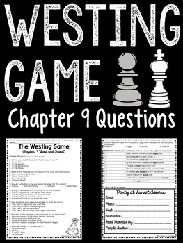 The Westing Game by Ellen Raskin Chapter 9 Reading Comprehension