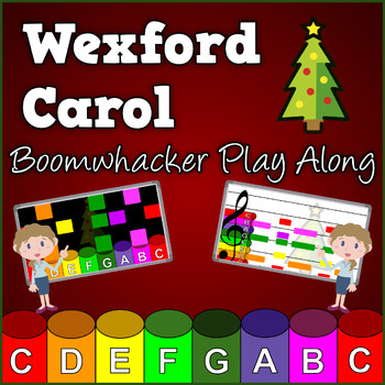 Preview of The Wexford Carol - Boomwhacker Play Along Videos & Sheet Music