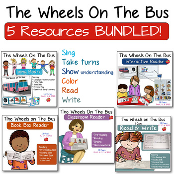 Preview of The Wheels On The Bus: 5 Great Resources Bundled