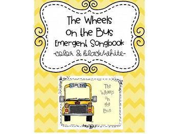 Preview of The Wheels on the Bus Emergent Songbook