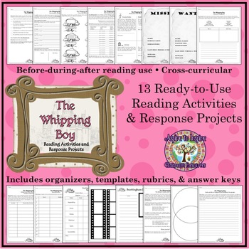 Preview of The Whipping Boy: Reading Activities and Response Projects