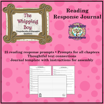 Preview of The Whipping Boy: Reading Response Journal