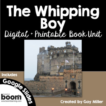 Preview of The Whipping Boy Novel Study: Digital + Printable Book Unit