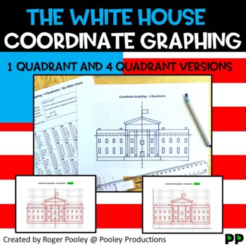 Preview of The White House Coordinate Plane Graphing