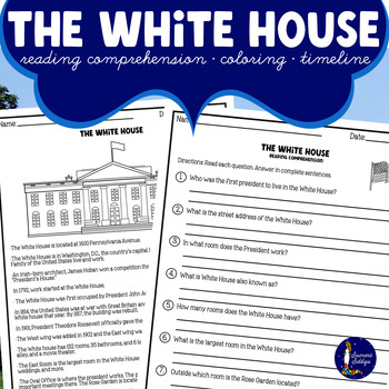 Preview of The White House Worksheets