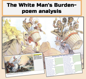 Preview of The White Man's Burden- poem analysis