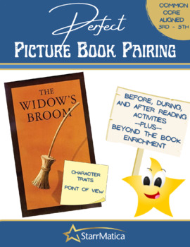 Preview of The Widow's Broom Activities & Printables: Character Traits & Point of View