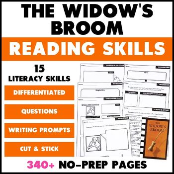 Preview of The Widow's Broom Book Activities Chris Van Allsburg Read Aloud Book Companion