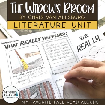 Preview of The Widow's Broom Literature Unit {My Favorite Read Alouds} Halloween