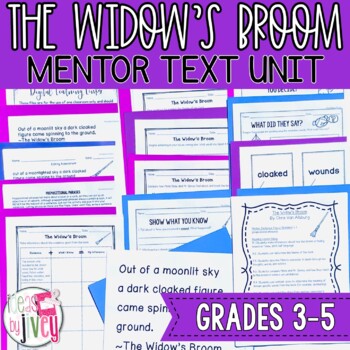 Preview of The Widow's Broom Mentor Text Digital & Print Unit