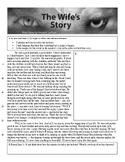 The Wife's Story Close Reading Activity