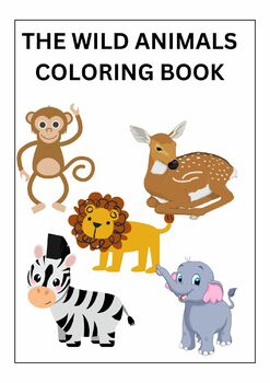 Wild Animal Coloring Book