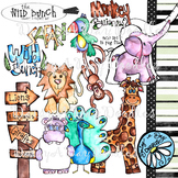 The Wild Bunch - Safari Animal Clip Art