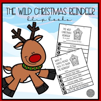 Preview of The Wild Christmas Reindeer Flip Books