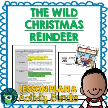 Preview of The Wild Christmas Reindeer by Jan Brett Lesson Plan and Activities