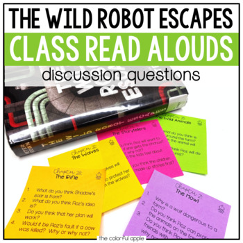 Preview of The Wild Robot Escapes Discussion Questions