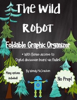 Preview of The Wild Robot Foldable Graphic Organizer Book Project