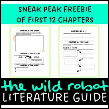 Preview of The Wild Robot Literature Guide - FREE Preview