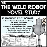 The Wild Robot - Novel Study - Comprehension, Vocab, Culmi