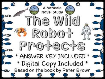 Preview of The Wild Robot Protects (Peter Brown) Novel Study / Comprehension  (40 pages)