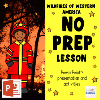 Preview of The Wildfires Of The Eastern United States 2021 - No-prep - Powerpoint