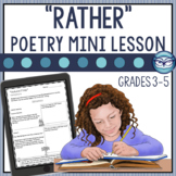 Rather by Mary Hunter Austin | Poetry Reading Comprehensio