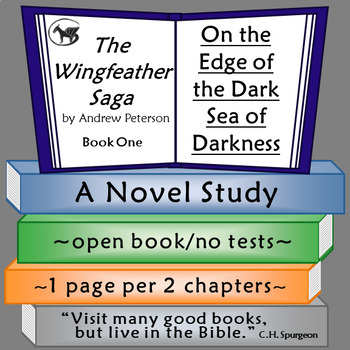 Preview of The Wingfeather Saga: On the Edge of the Dark Sea of Darkness Novel Study