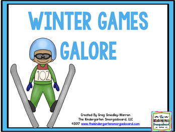 Preview of Winter Games Galore: Math and Literacy Centers