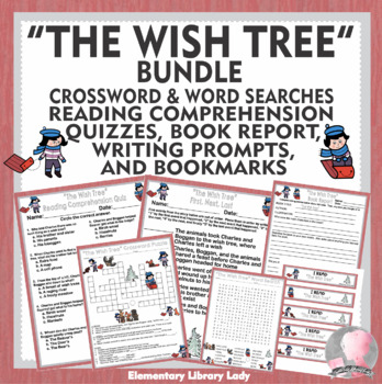 Preview of The Wish Tree Kyo Maclear BUNDLE Reading Comprehension, Quizzes, Activities