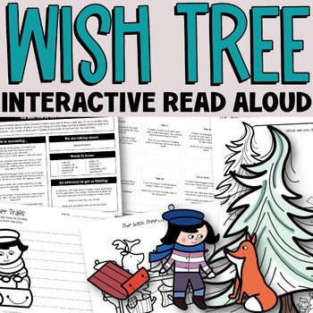 Preview of The Wish Tree Interactive Read Aloud and Activities | December Winter Activities