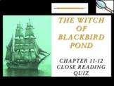The Witch of Blackbird Pond – Chapters 11-12 Close Reading