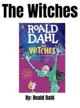 Preview of The Witches By Roald Dahl Modified Novel Level 2(special education) text only 