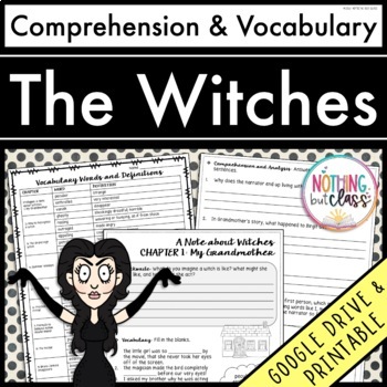 Preview of The Witches | Comprehension Questions and Vocabulary by chapter