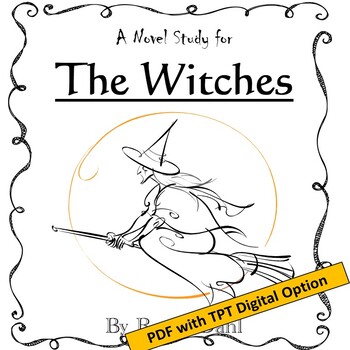 Preview of The Witches, by Roald Dahl: A PDF & EASEL Digital Novel Study