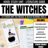 The Witches by Roald Dahl Novel Study