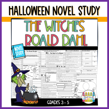 Preview of The Witches by Roald Dahl Upper Elementary Book Study | Independent Novel Study