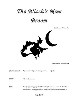 Preview of The Witch's New Broom Small Group Reader's Theater