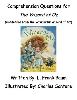 Preview of The Wizard of Oz (Condensed Version) Book Study