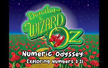 Preview of The Wizard of Oz - Numeric Odyssey: Exploring Numbers 0-31 - PowerPoint