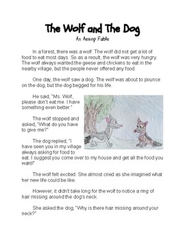 The Wolf and the Dog Reading Comprehension by Learning is Lots of Fun