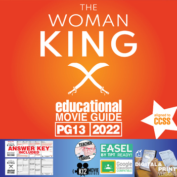 Preview of The Woman King Movie Guide | Worksheet | Questions | Google Slides (PG13 - 2022)