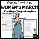 The Women's March on Versailles Reading Comprehension Fren