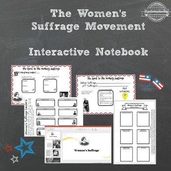 Preview of The Women's Suffrage Movement Interactive Notebook