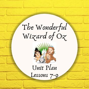 Preview of The Wonderful Wizard of Oz- Lessons 7-9 (Chapters 15-22)