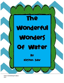 Preview of The Wonderful Wonders of Water (water uses)