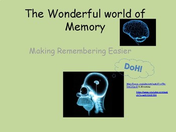 Preview of The Wonderful World of Memory/ Making Remembering Easier