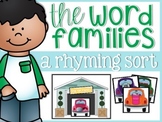 The Word Families {a rhyming sort}