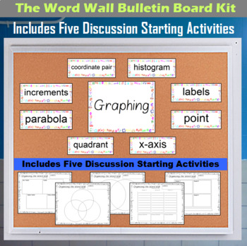 Preview of The Word Wall Bulletin Board Kit - Graphing